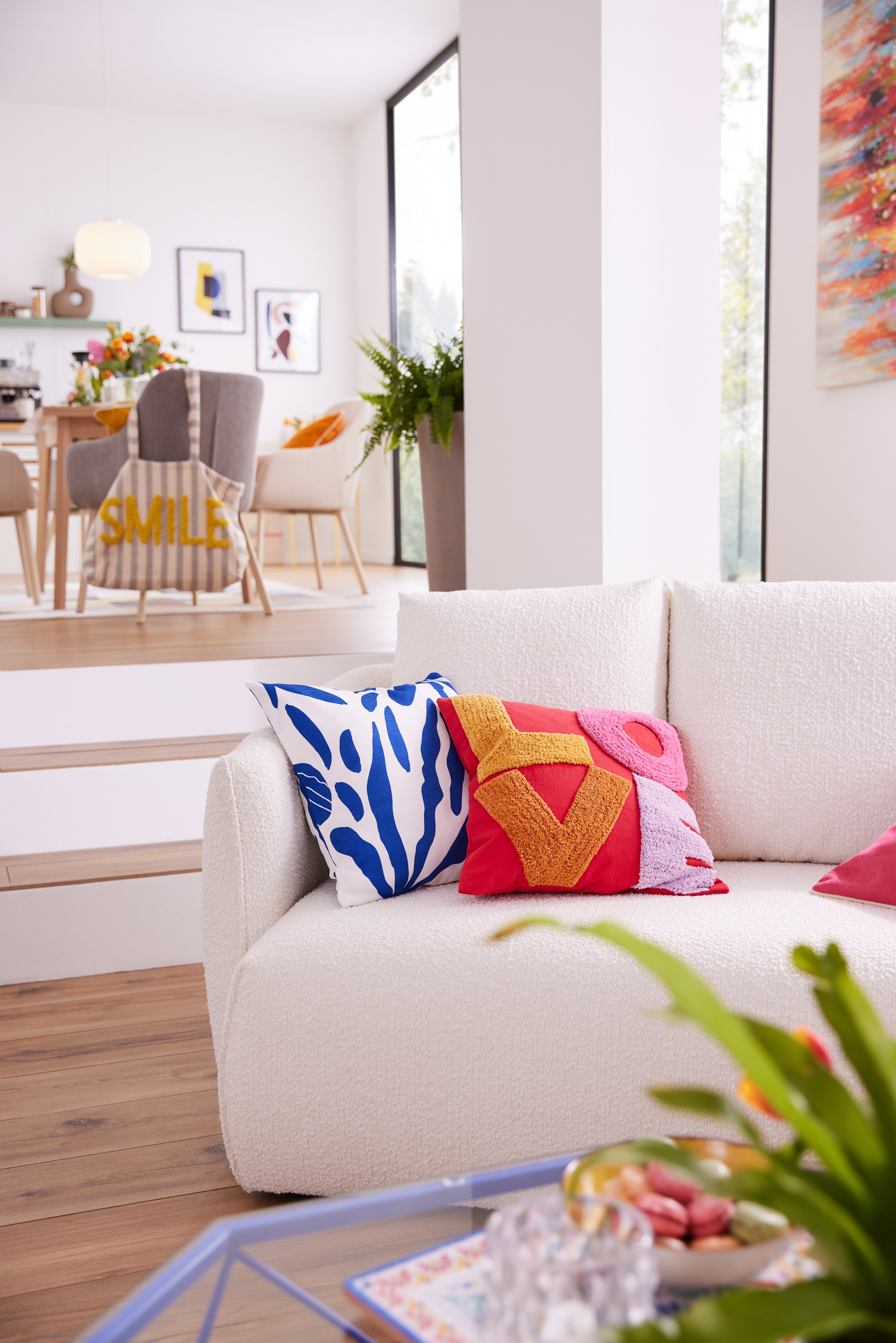 done.® Dekokissen CUSHION HAPPY L.O.V.E