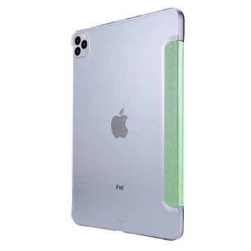 König Design Tablet-Hülle Apple iPad Pro 12.9 (2020), Schutzhülle für Apple iPad Pro 12.9 (2020) Tablethülle Schutztasche Cover Standfunktion Grün