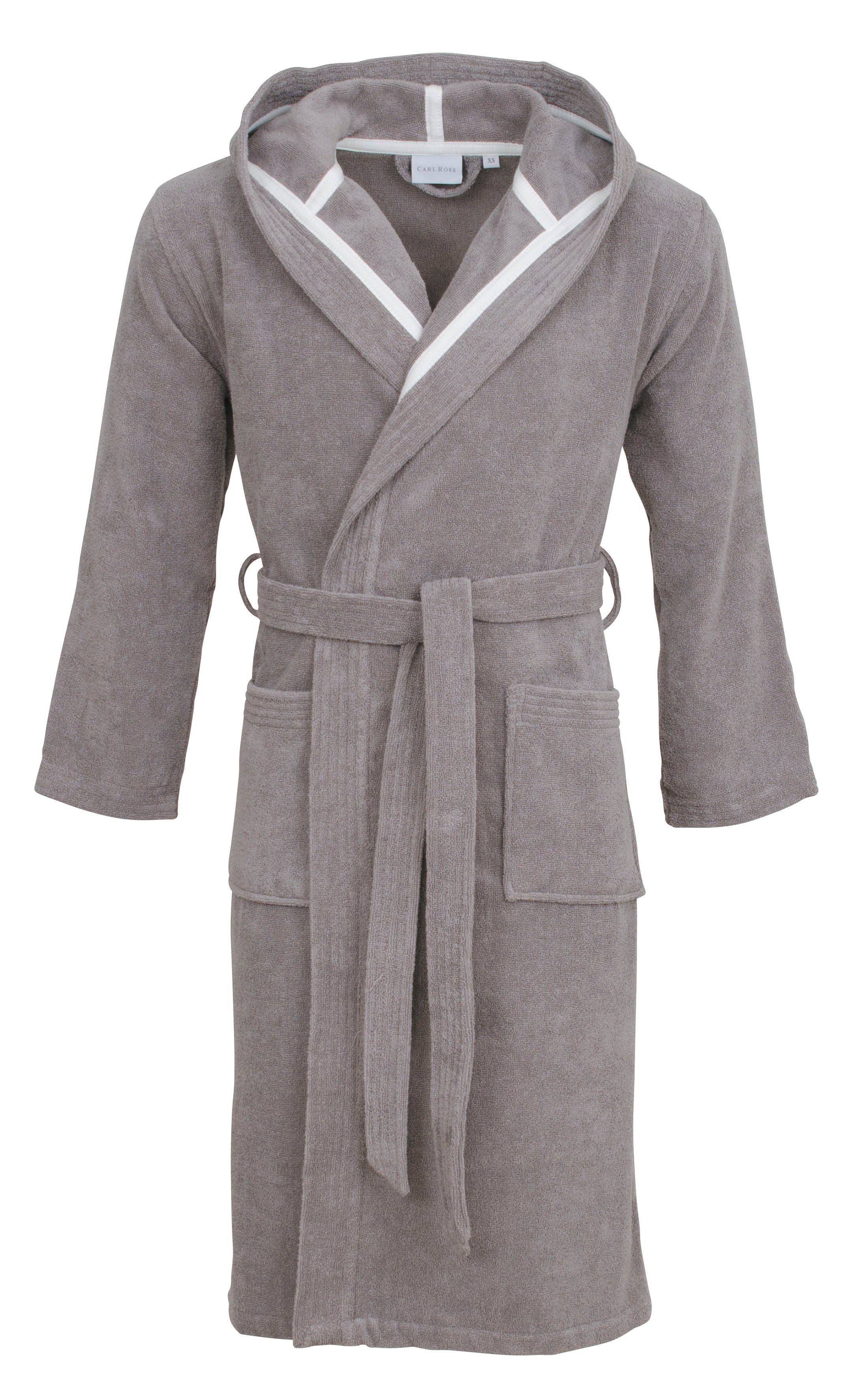 Carl Ross Unisex-Bademantel 41310, Midilänge, Walkfrottier, günstig online kaufen