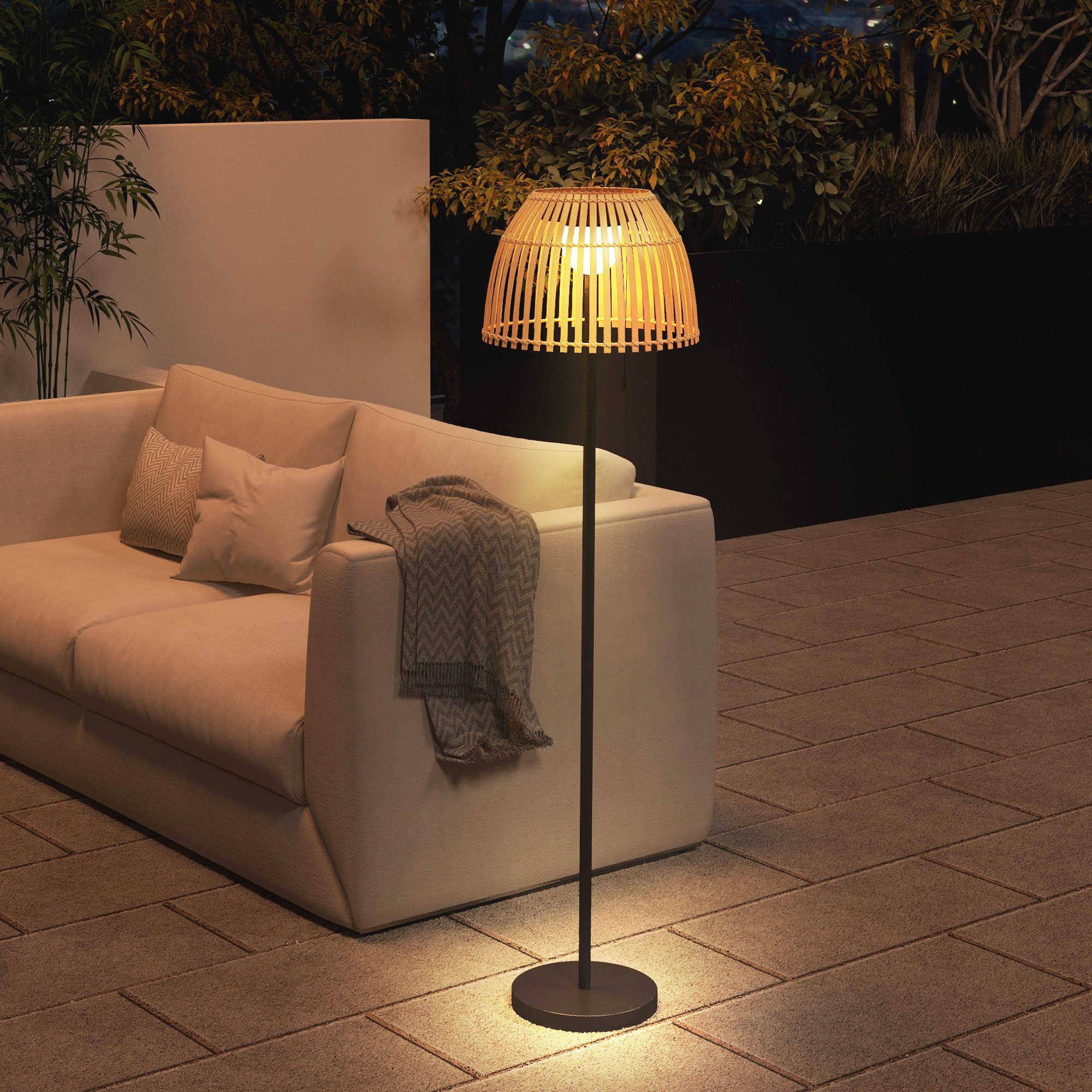 ANTEN LED Außen-Stehlampe Dimmbar Stehlampe Outdoor günstig online kaufen