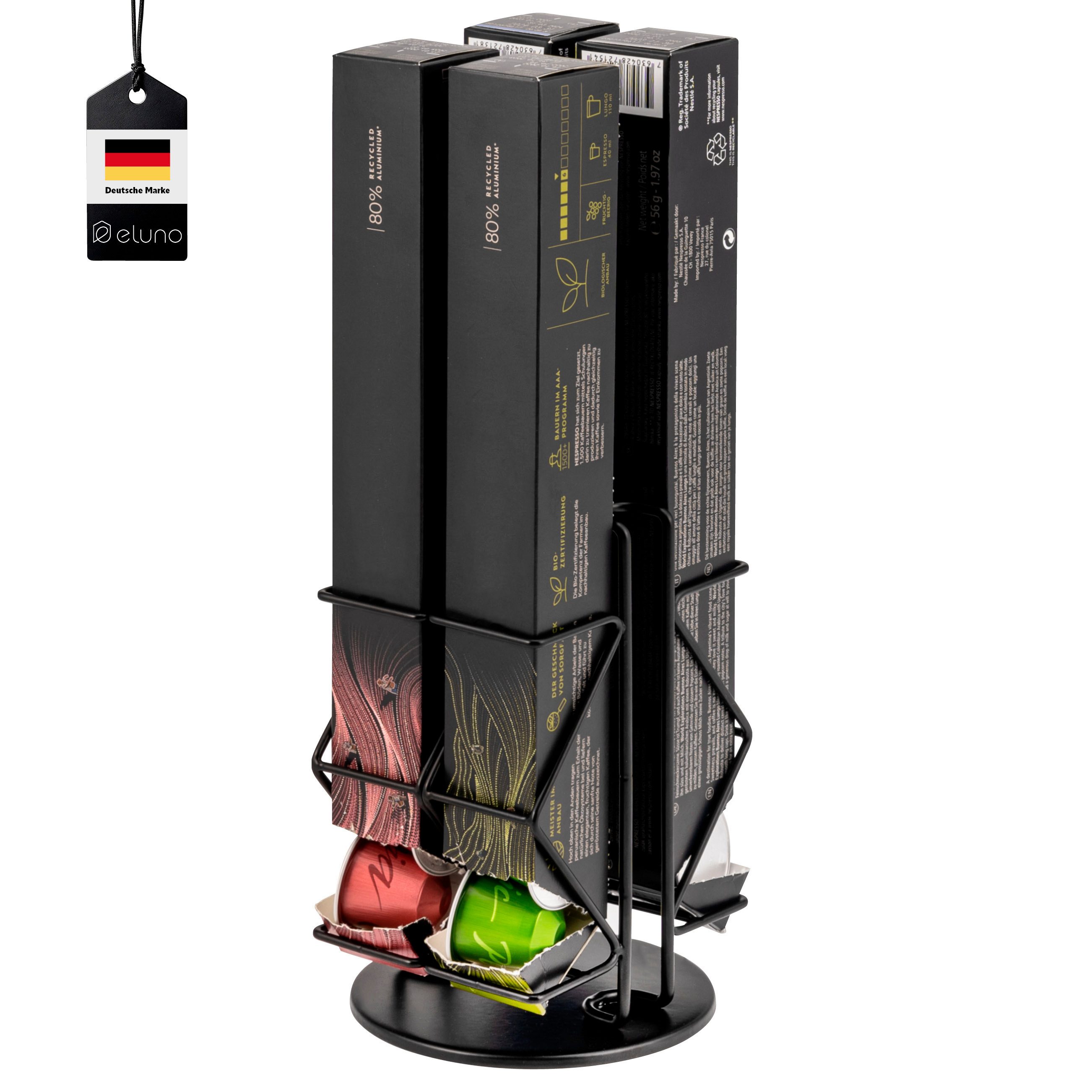 Kapselspender Kapselständer für "Nespresso", Kapselspender für Umkarton 360° drehbar