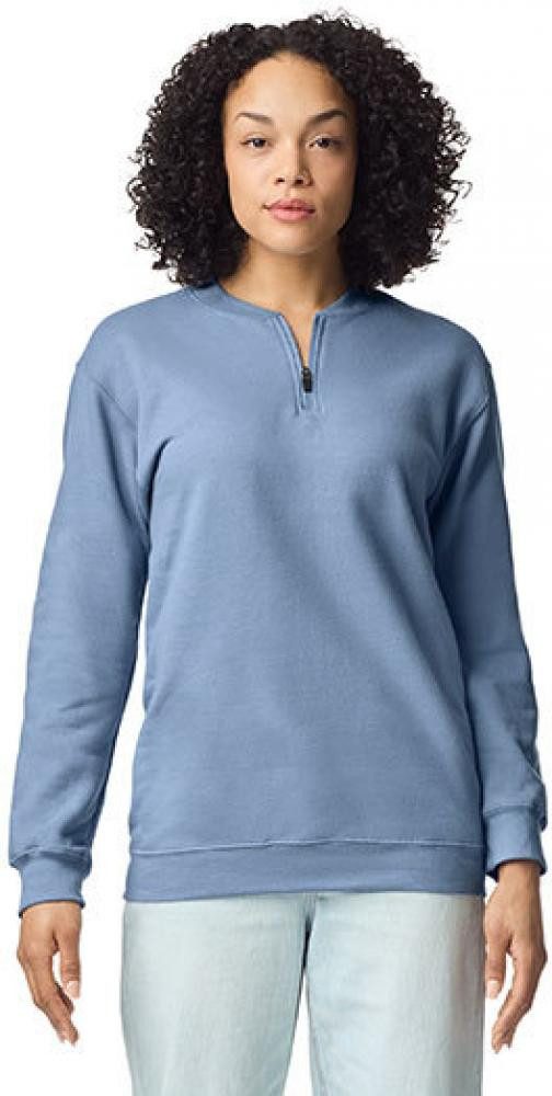 Gildan Sweatshirt Softstyle® Midweight Adult Fleece 1/4 Zip Sweatshirt Damen