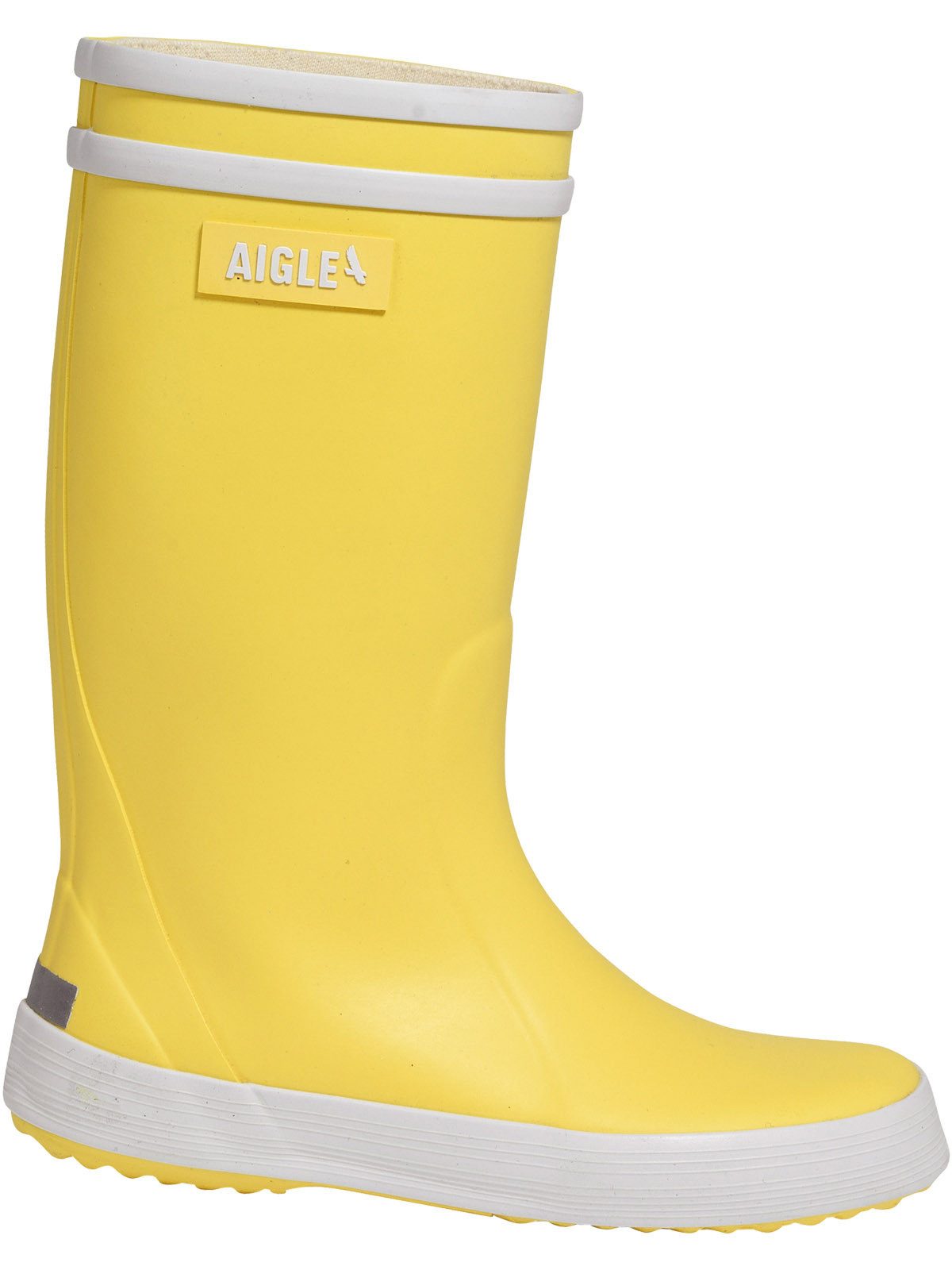 Aigle Regenstiefel Lolly-Pop 2 gelb/weiß Gummistiefel günstig online kaufen