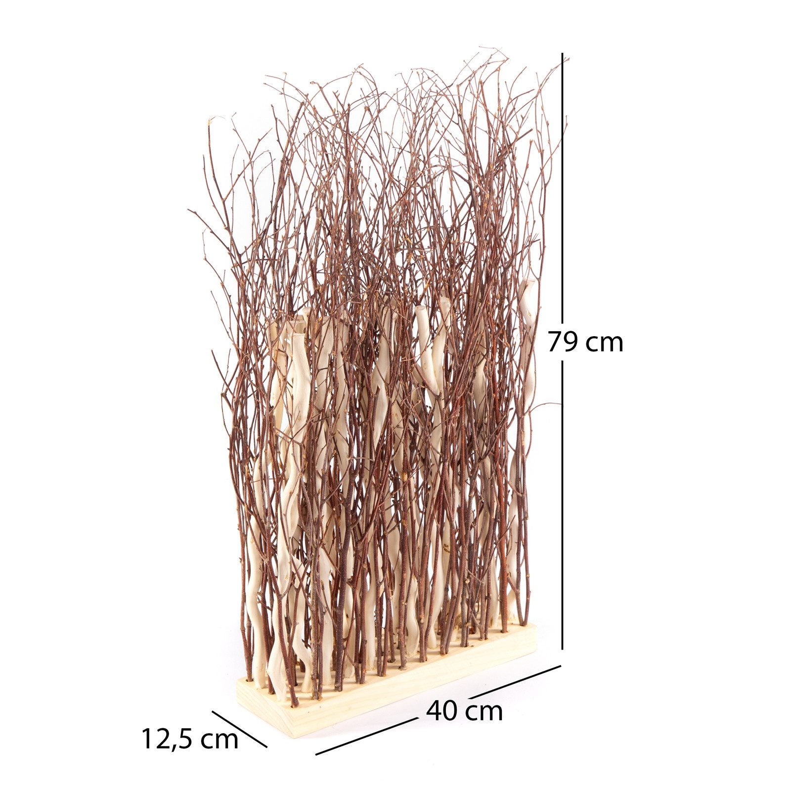 DESIGN DELIGHTS Paravent WEIDENBÜNDEL "TWIGS", 78x40cm, Weidenholz, Zweige günstig online kaufen