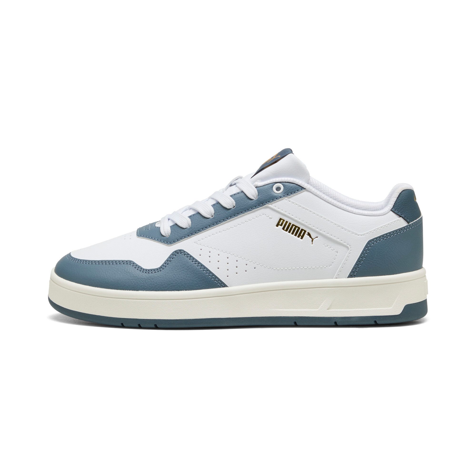 PUMA COURT CLASSIC Sneaker für sportliche Einsätze, mit Gummi-Laufsohle, mit Schnürverschluss