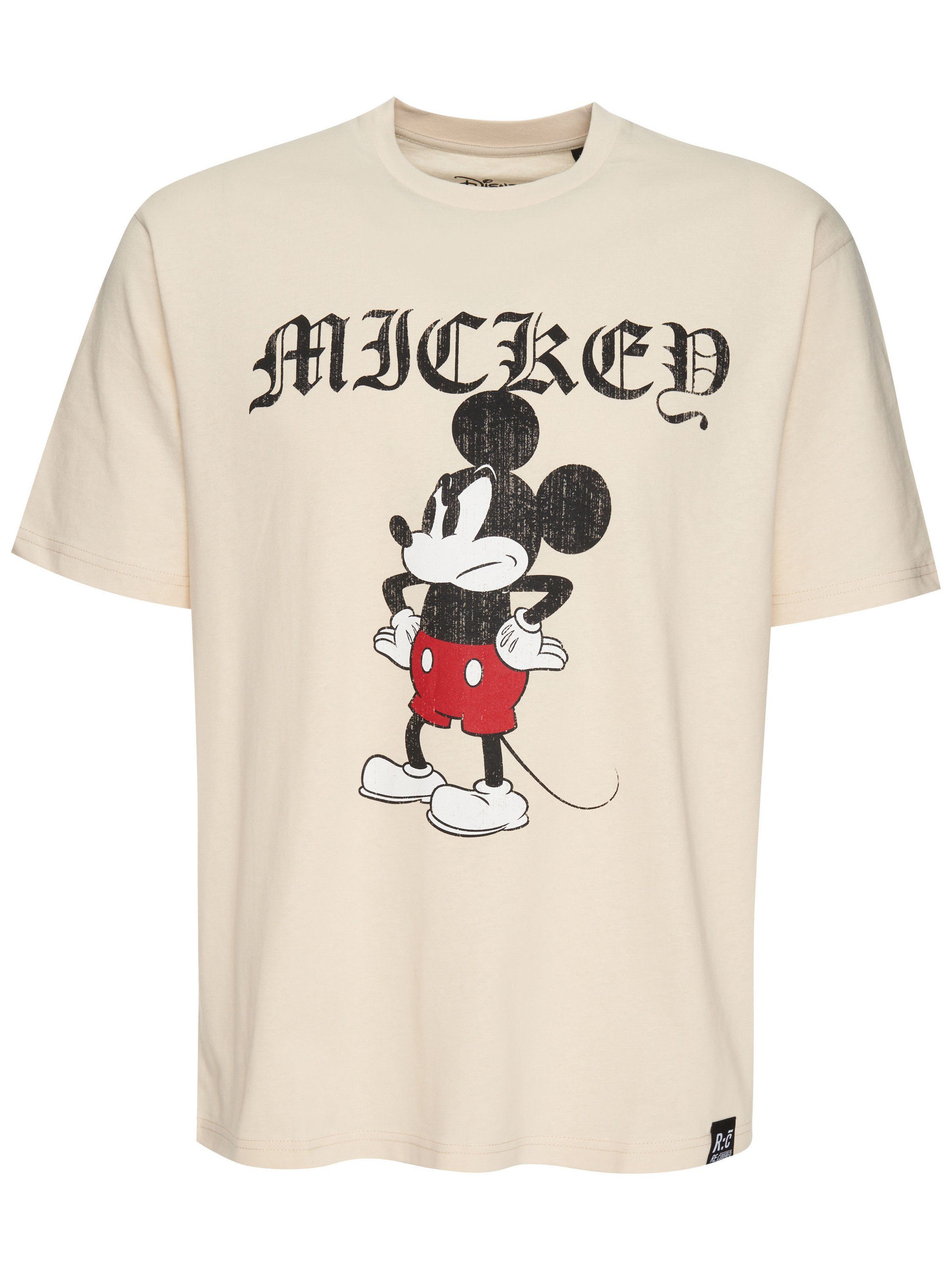 T-Shirt Weiß Grumpy zertifizierte Disney Bio-Baumwolle Recovered GOTS Mickey