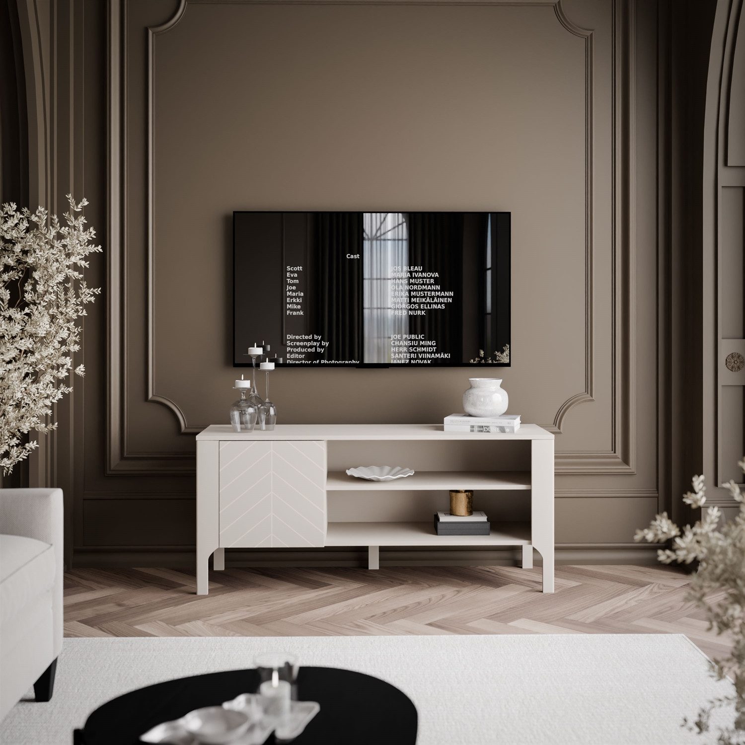 Lookway Lowboard LUMI 135 cm (1x TV-Schrank), Breite: 135 cm