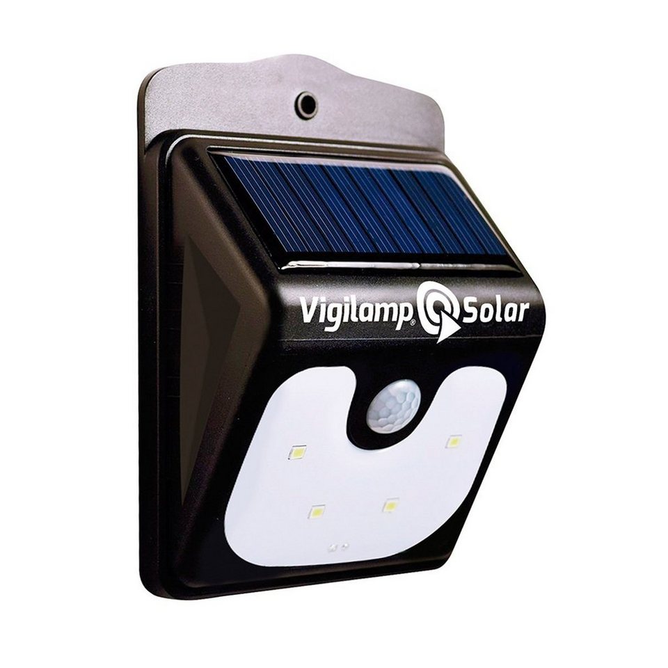 Best Direct® LED Solarleuchte Vigilamp Solar, 3, LED fest integriert,  Warmweiß, mit Bewegungssensor, Außenleuchte für den Garten IP 44