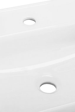 HELD MÖBEL Waschbeckenunterschrank Davos Badmöbel, Waschtisch inkl. Waschbecken, Breite 120 cm