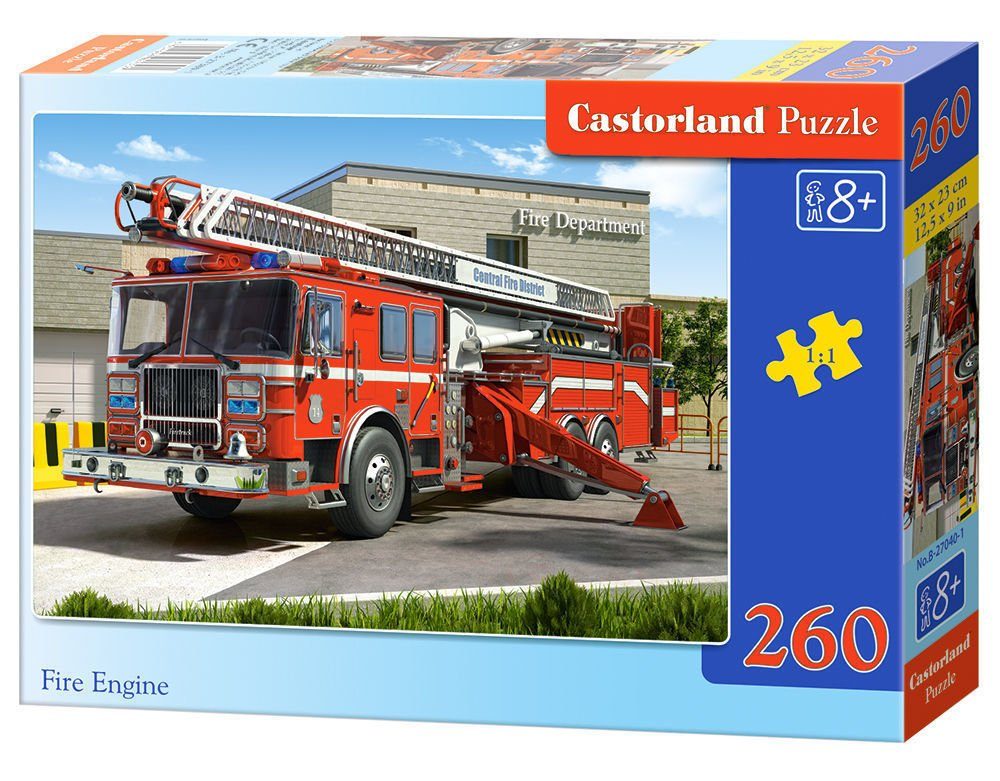 Engine,Puzzle Teile, Puzzle 260 Castorland Fire Puzzleteile B-27040-1 Castorland