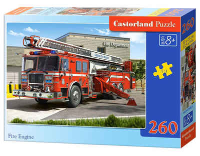 Castorland Puzzle Castorland B-27040-1 Fire Engine,Puzzle 260 Teile, Puzzleteile