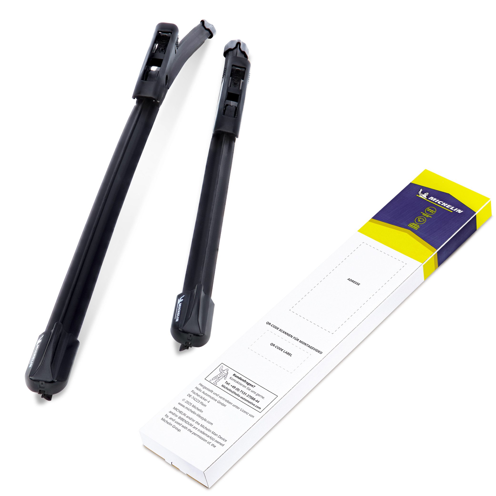 Michelin Scheibenwischblätter Perfect Fit 120 Scheibenwischer 2er Set Clio Megane III C3 DS3 301