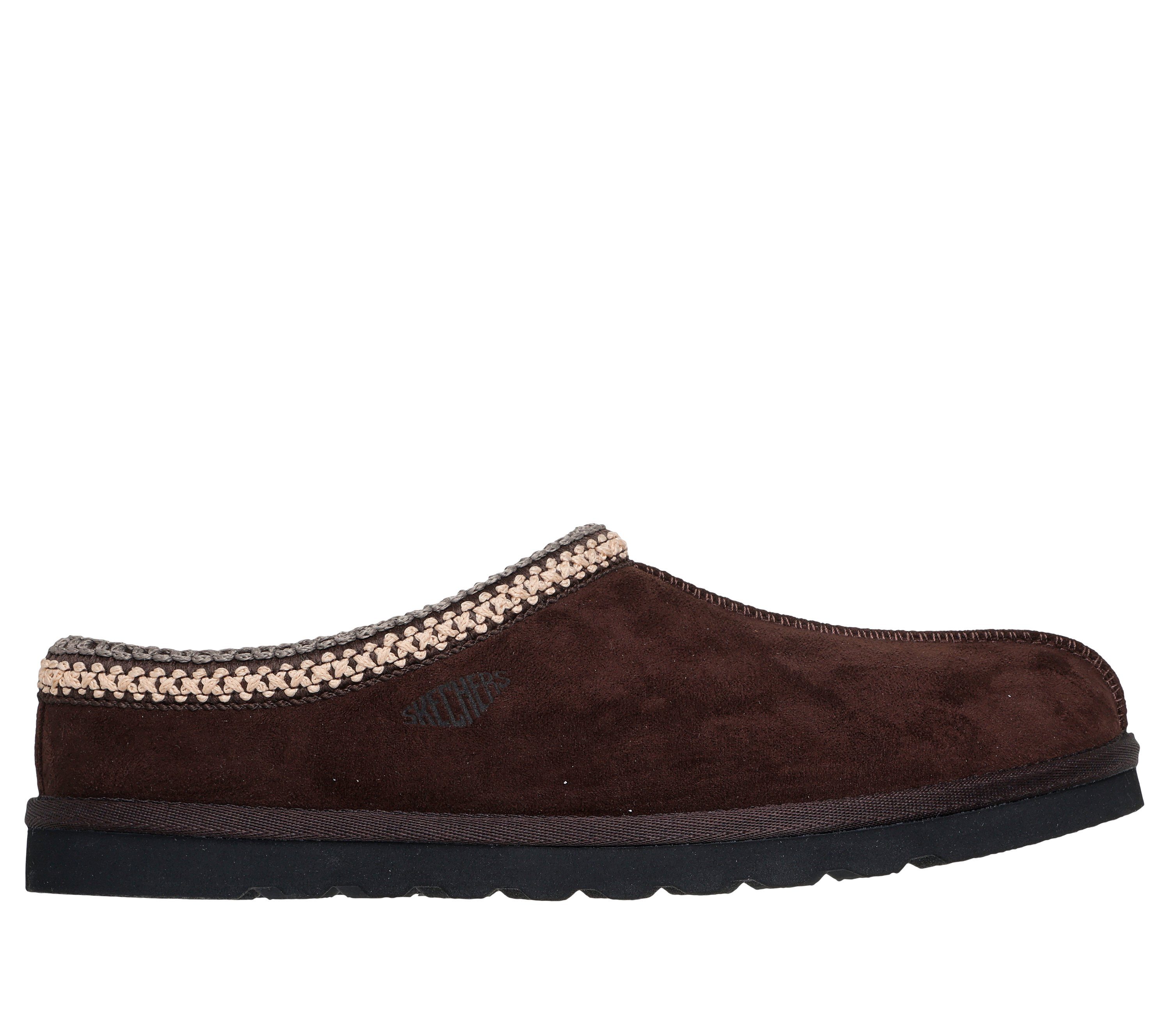 Skechers RENTEN-ULRICH Hausschuh Hüttenschuh, Wohlfühlschuh, Slipper zum Schlupfen