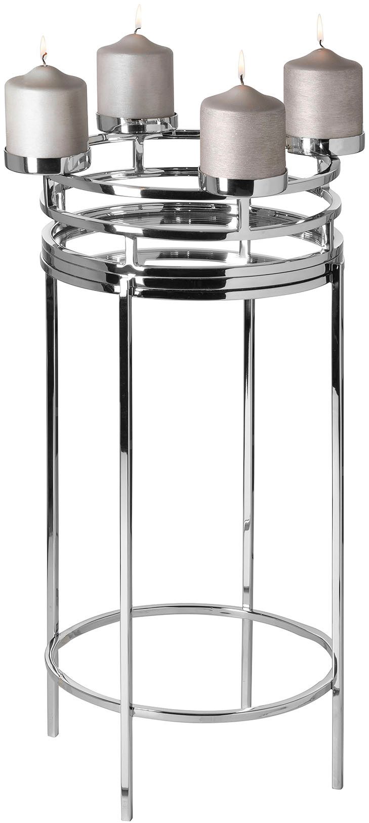Fink Standkerzenhalter MODENA (1 St), Свечиständer für MODENA Kranz, Ø ca. 38 cm