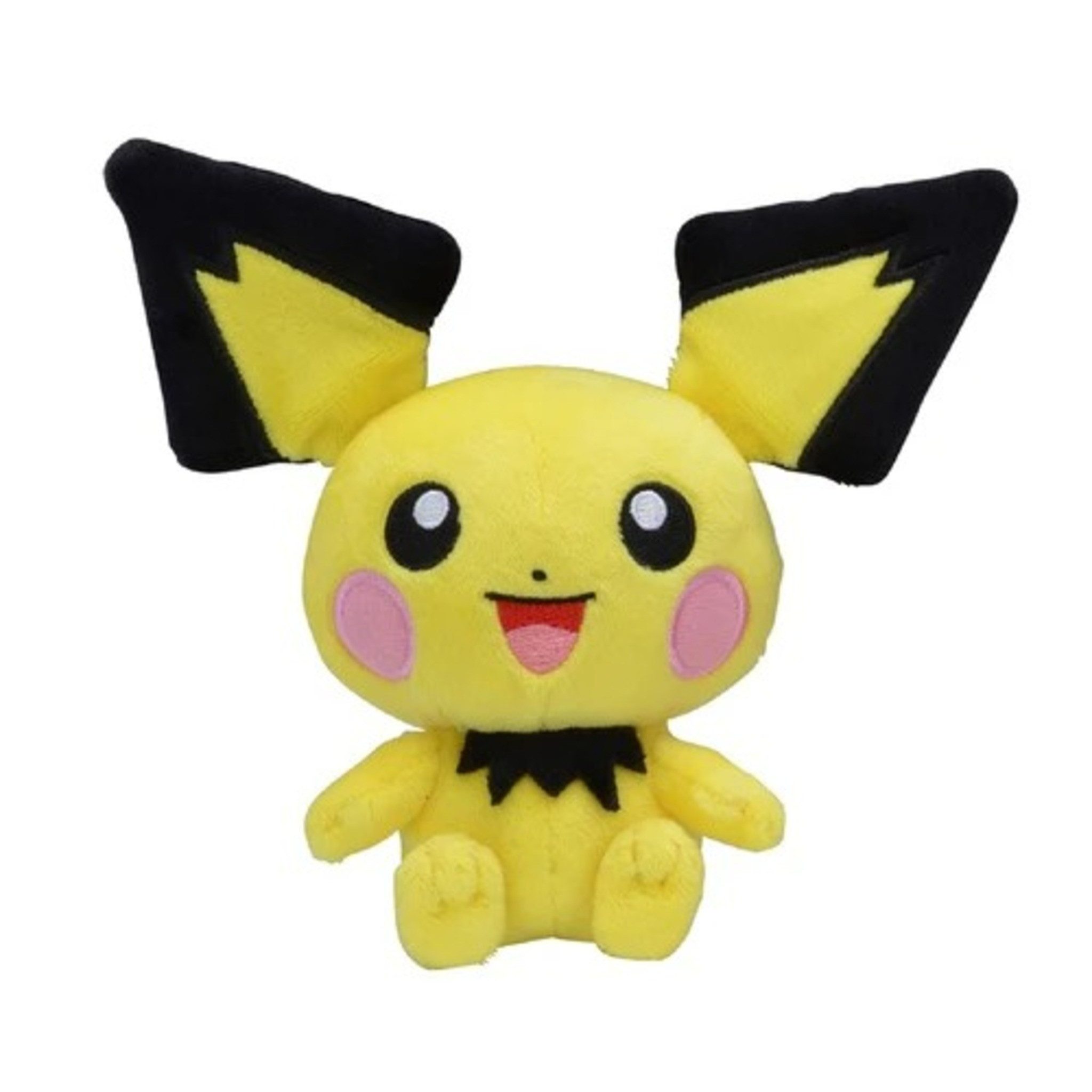 Pokémon Center Plüschfigur Pokemon Pichu Kuscheltier - 17 cm Plüschtier