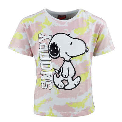 Snoopy Print-Shirt Snoopy Kinder Jugend Mädchen T-Shirt Shirt Gr. 134 bis 164, 100% baumwolle