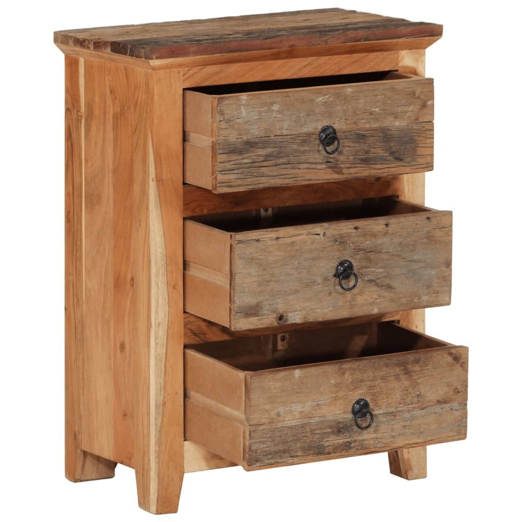 vidaXL Kommode NA Kommode aus massivem Akazienholz 55x33x75 cm für alle Zimmer
