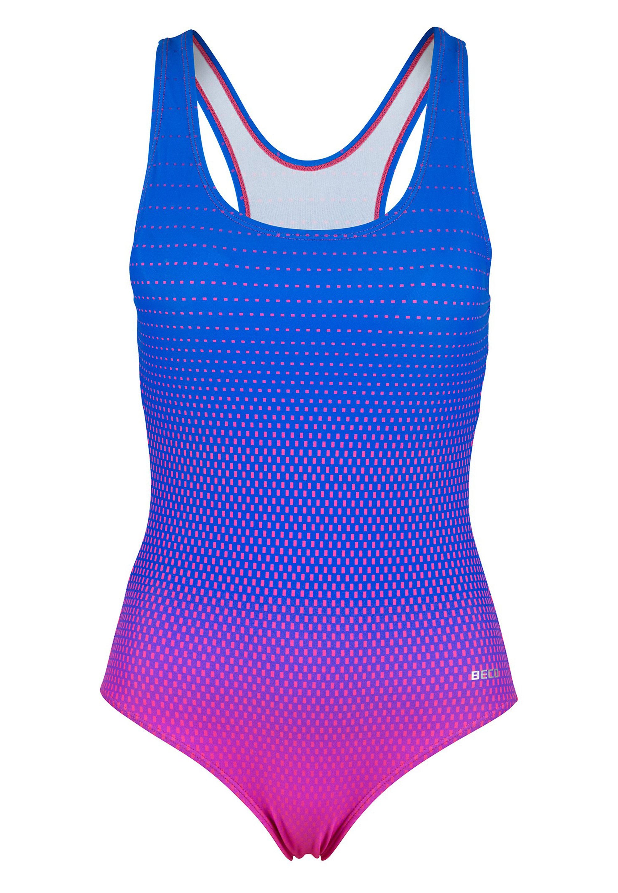 Beco Beermann Badeanzug Maxpower – Gradient Dots (1-St) mit starkem Halt & stylischem Rücken