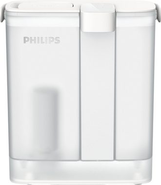 Philips Wasserfilter (Philips Filterkartusche für Sofort-Wasserfilter), 3 l Fassungsvermögen, 1 l/min schneller Durchfluss, wiederaufladbar