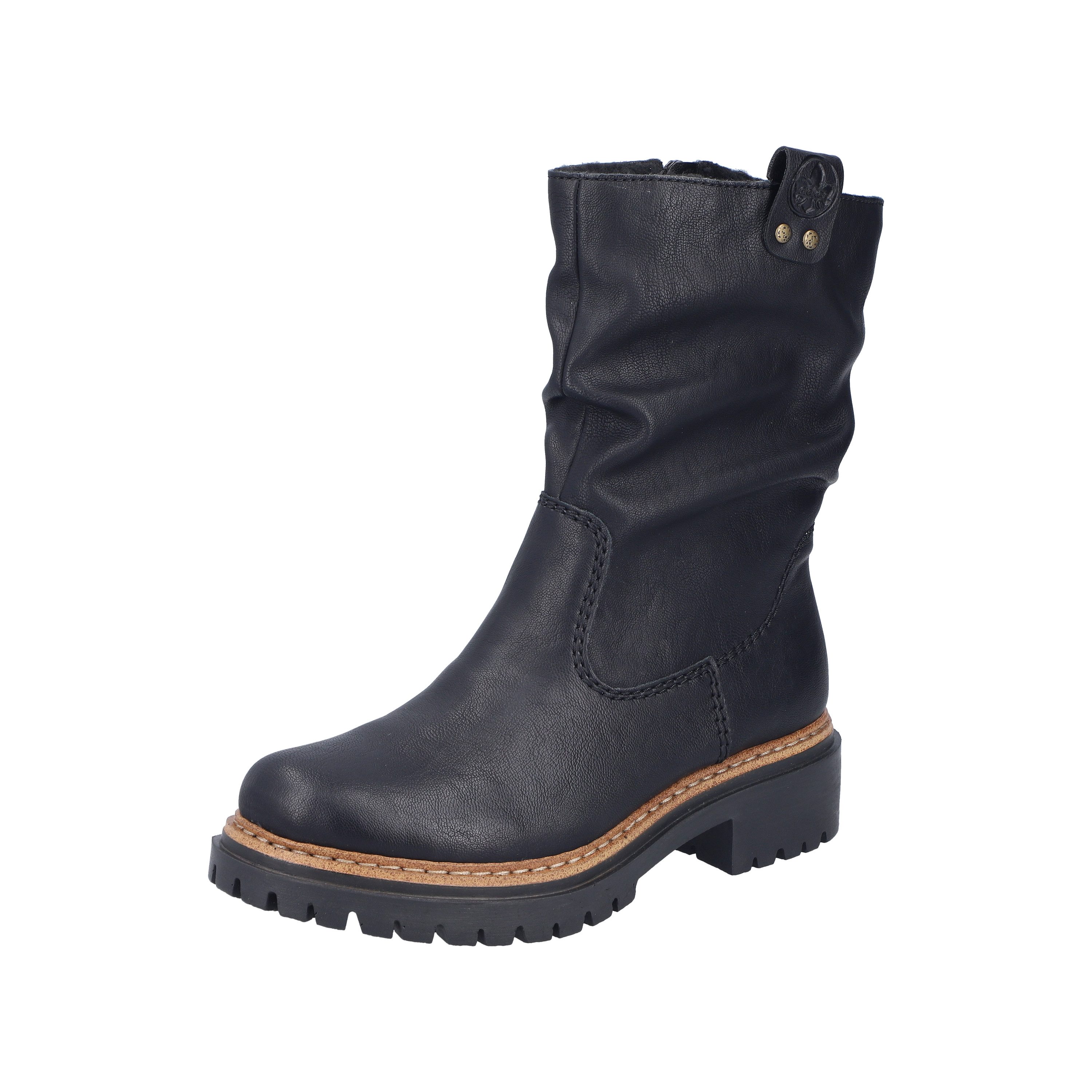 Rieker Winterstiefelette Boots mit Innenreißverschluss und Profilsohle