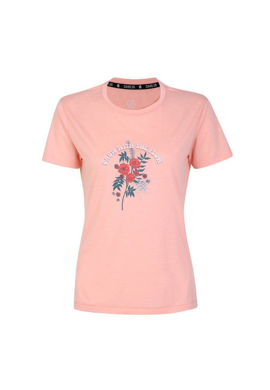 Dare2b T-Shirt Dare 2b Damen Sense of Calm Graphic T-Shirt DWT693 aprikose