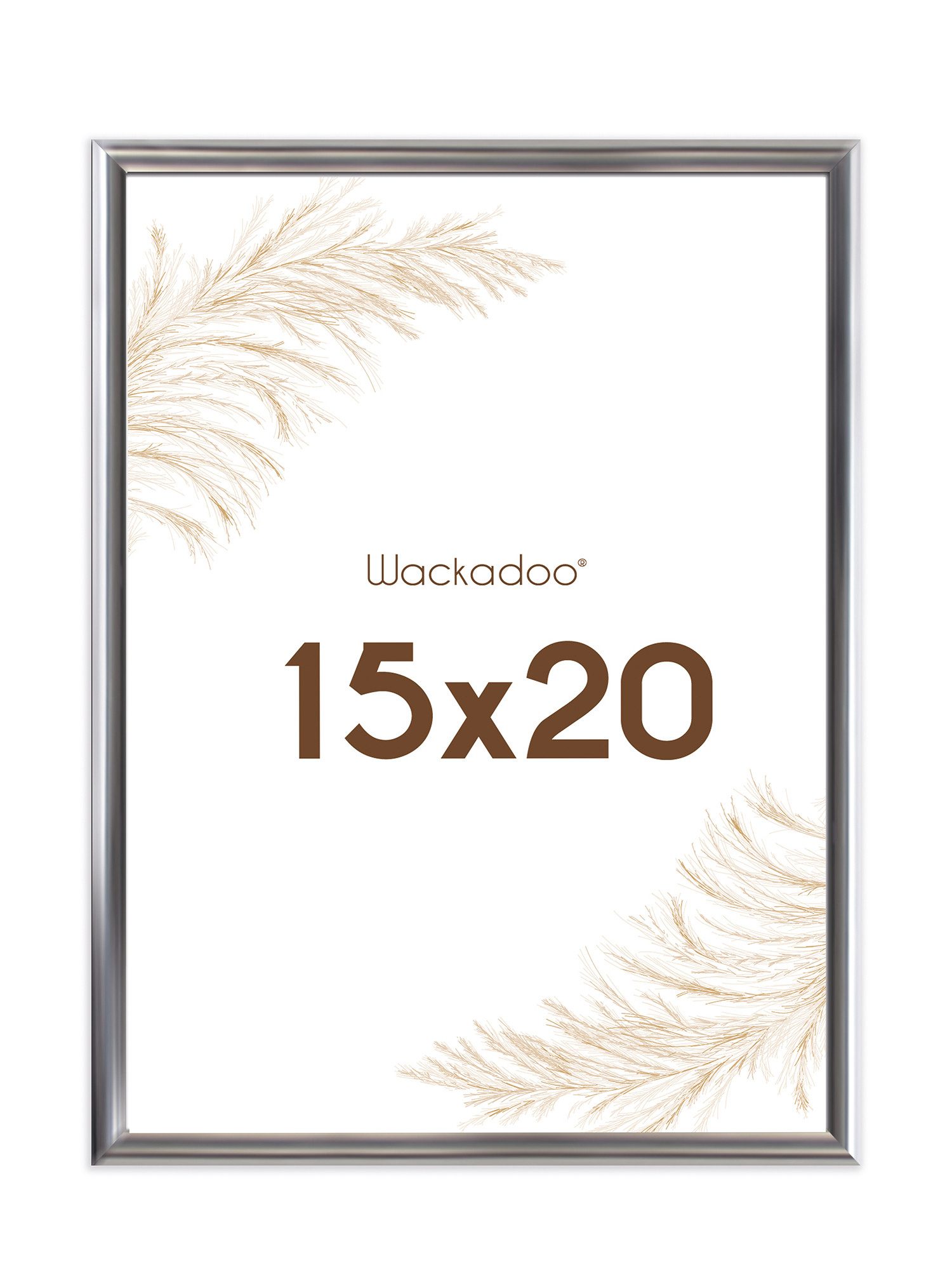 Wackadoo Living Фоторамки Рамки mit Glasscheibe Posterrahmen Fotorahmen Fotowand, für 1 Bilder, Portrait Rahmen Modern