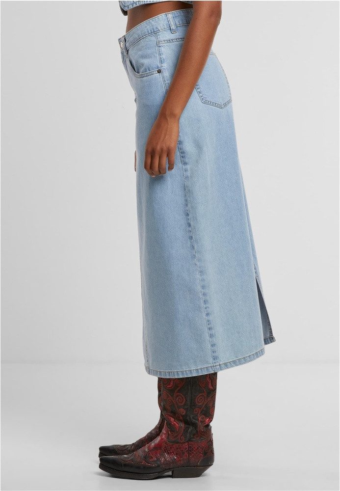 URBAN CLASSICS Midirock Ladies Soft Denim Midi Skirt