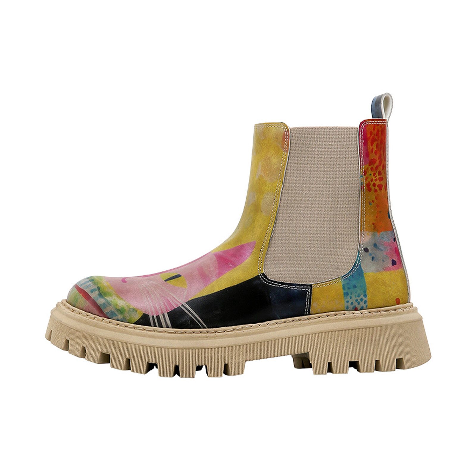 DOGO Aura Boots Animal Damen Stiefeletten Chelseaboots Handgefertigt