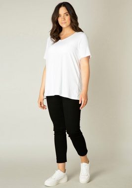 Base Level Curvy T-Shirt Alba Weich fließende, formstabile Qualität