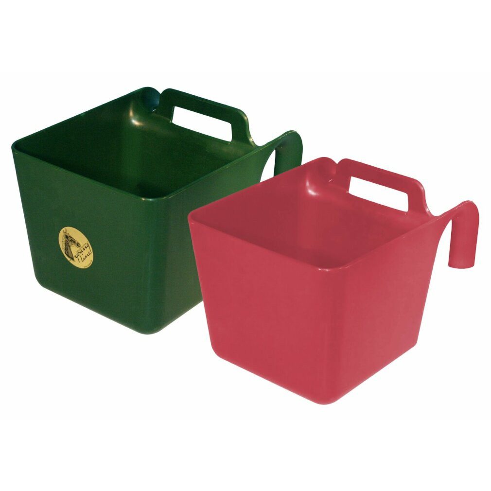 OK-Living Trinkbrunnen Futtertrog grün zum Einhängen 11 l kunststoff