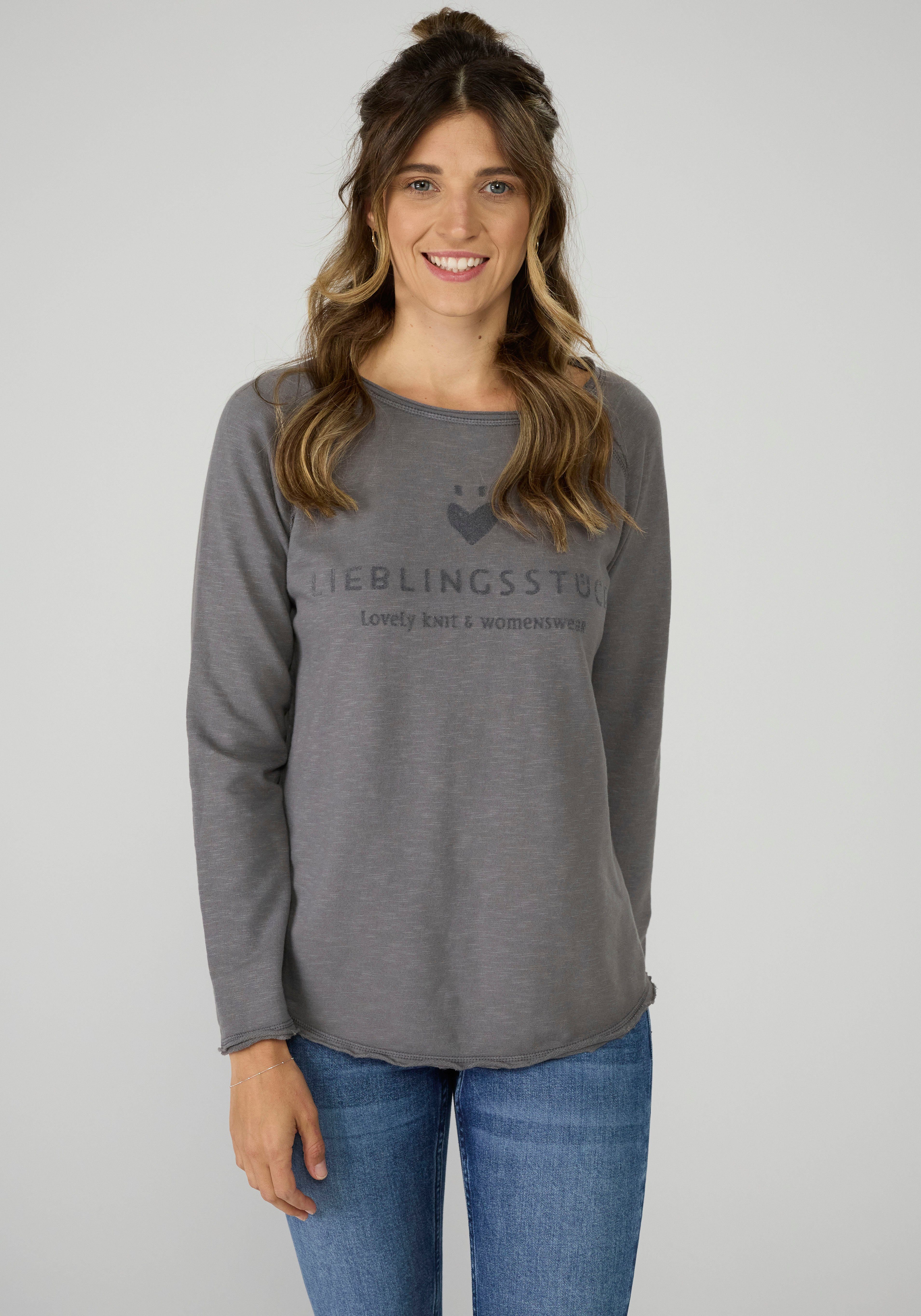 Lieblingsstück Sweatshirt Sweatshirt CathrinaEP mit Logoprint