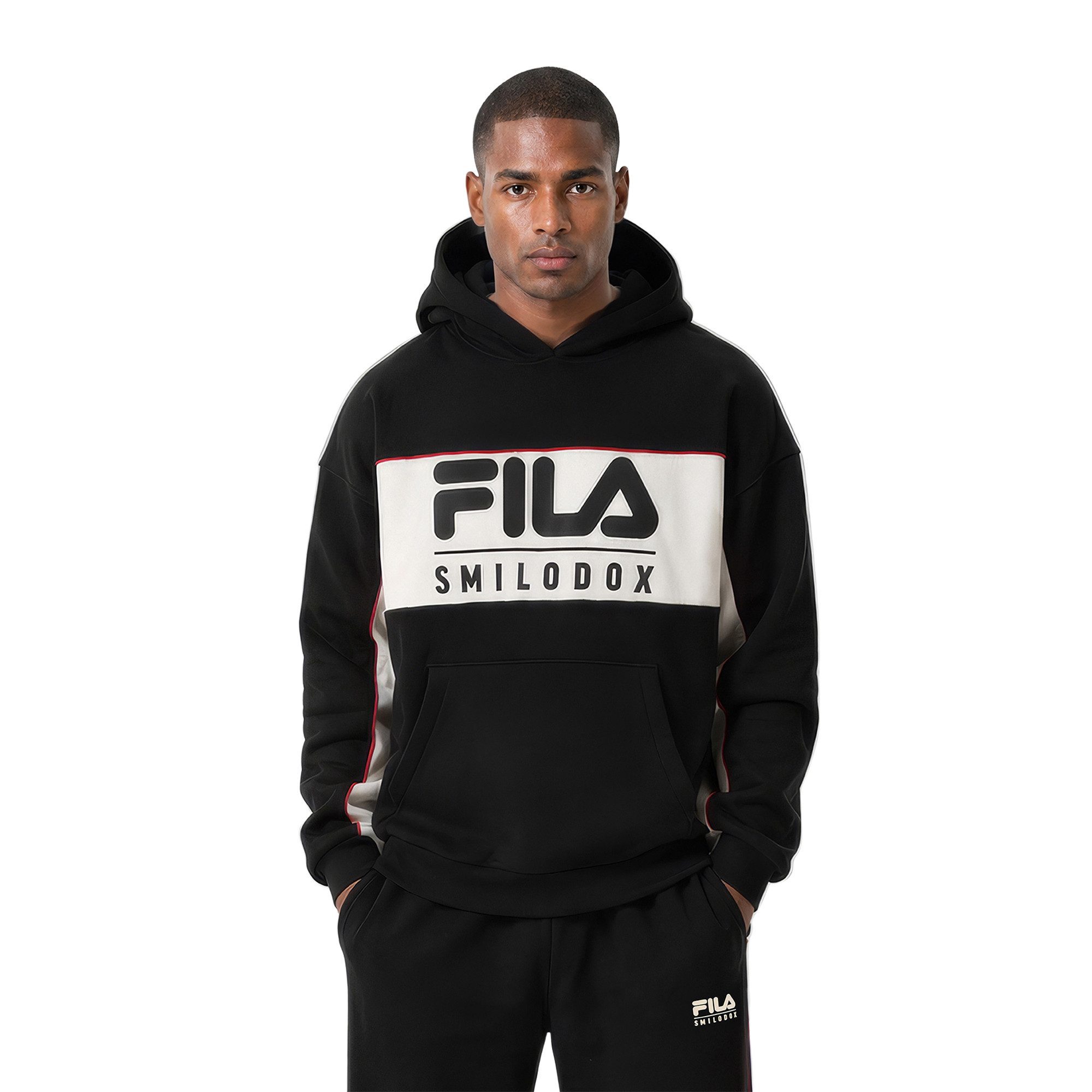 Hoodie Tremiti Herren, FILA Pullover Oversize, Logo, Streetwear