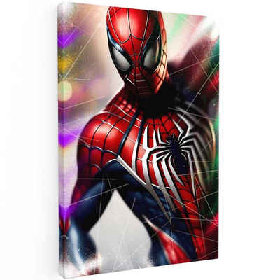 Mister-Kreativ XXL-Wandbild Colorful Spider - Premium Wandbild, Viele Größen + Materialien, Poster + Leinwand + Acrylglas