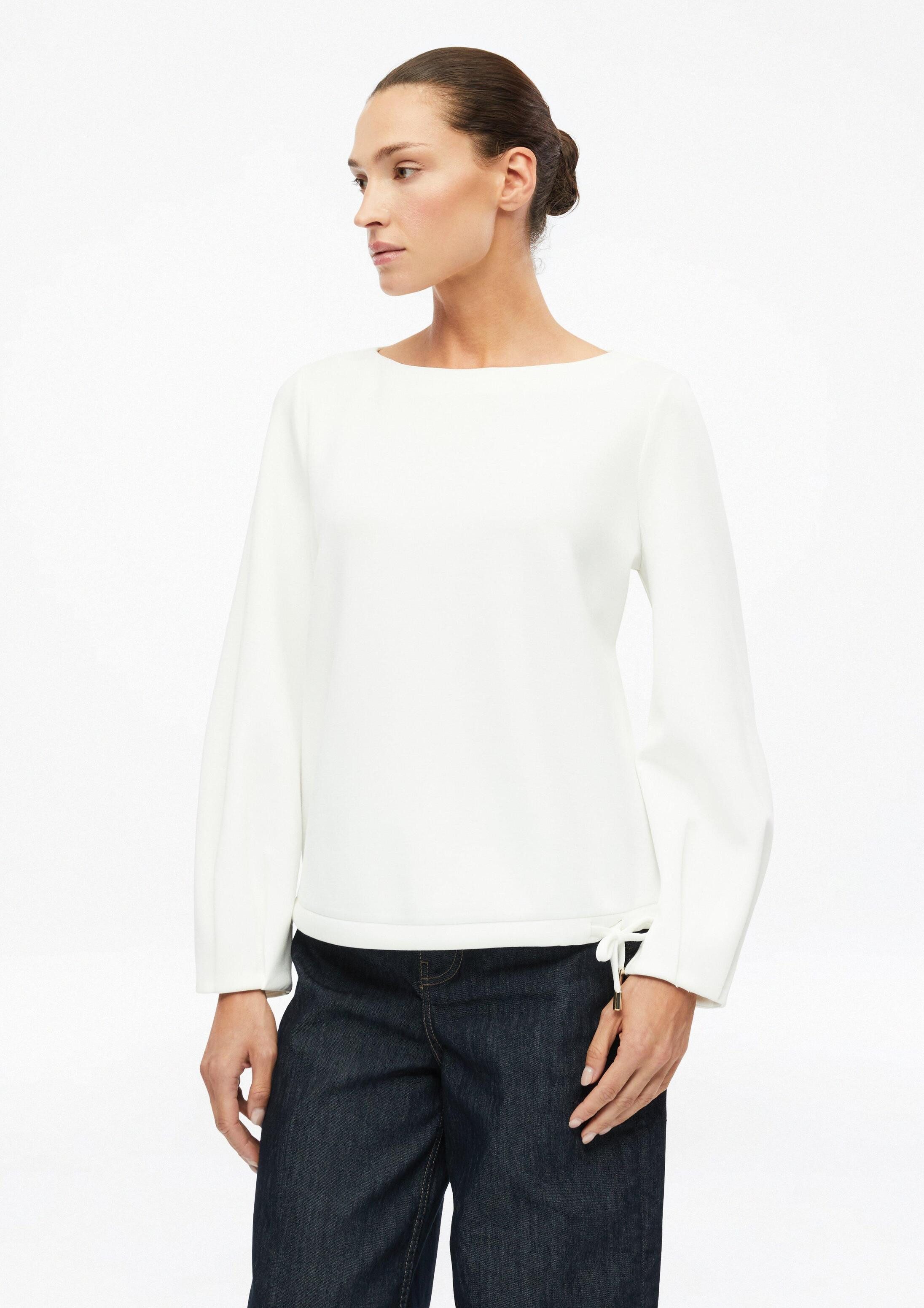 s.Oliver Sweatshirt Sweatshirt Sweatshirt im Relaxed Fit mit Tunnelzug am Saum