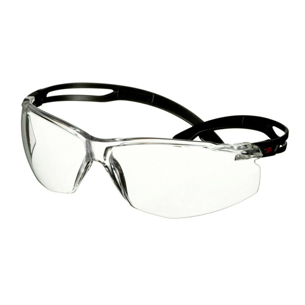 SF501ASP-BLK Schutzbrille mit Schwarz Arbeitsschutzbrille 3M SecureFit Antikratz-Schutz 3M