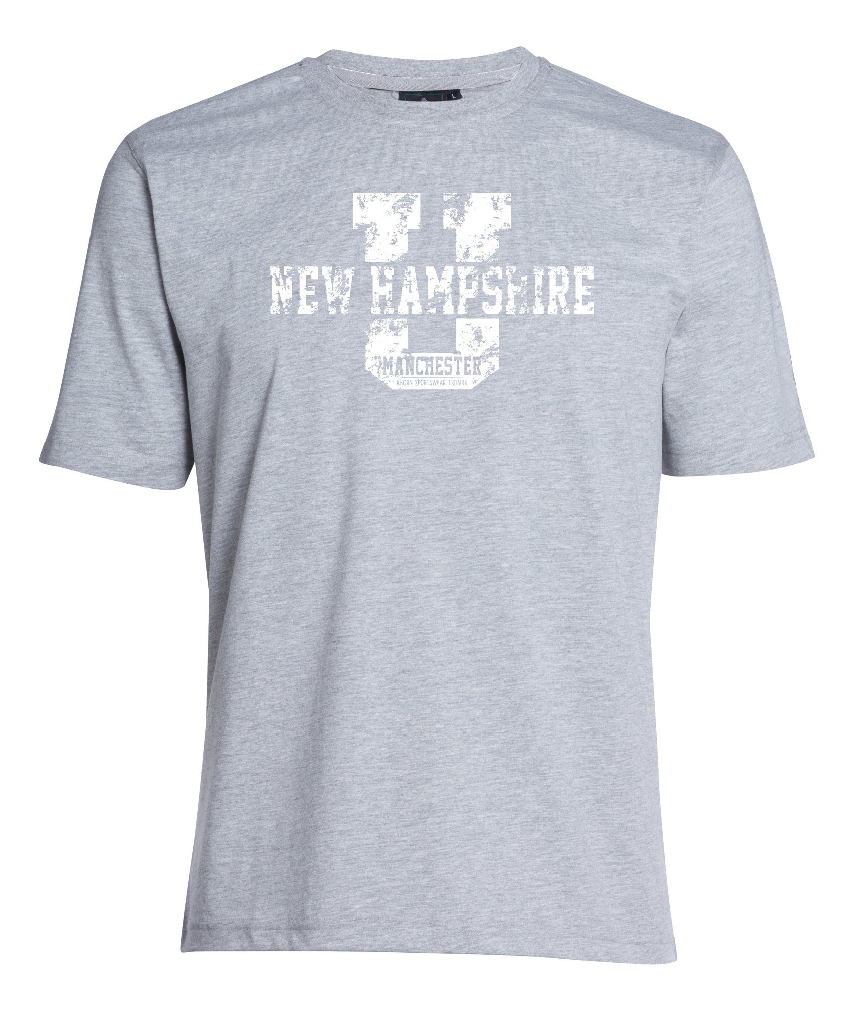 AHORN SPORTSWEAR T-Shirt NEW HAMPSHIRE mit großem Frontprint und Strass-Steinchen