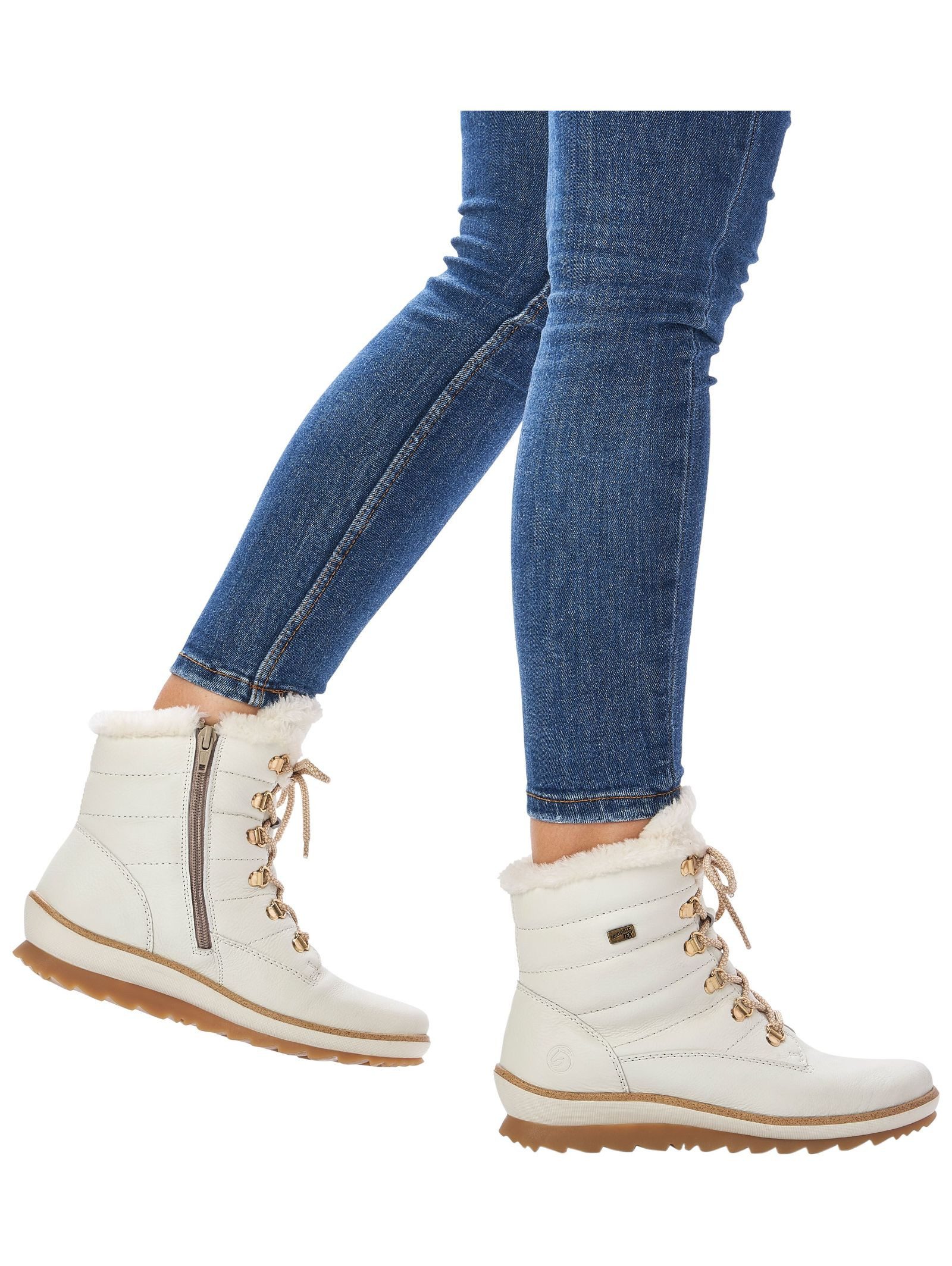 Remonte Remonte Stiefelette Glattleder Schnürstiefelette
