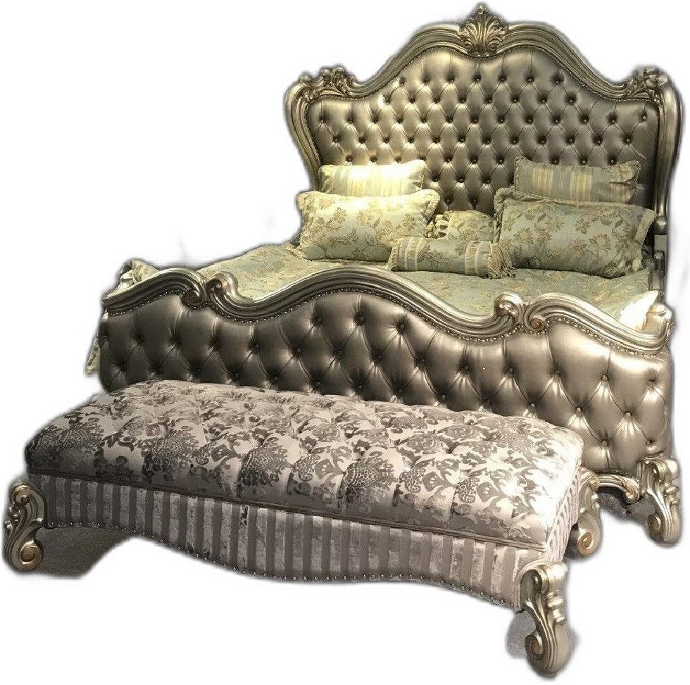 Xlmoebel Bett Barock Bett hochwertig klassisch elegant Möbel, Hergestellt in Europa