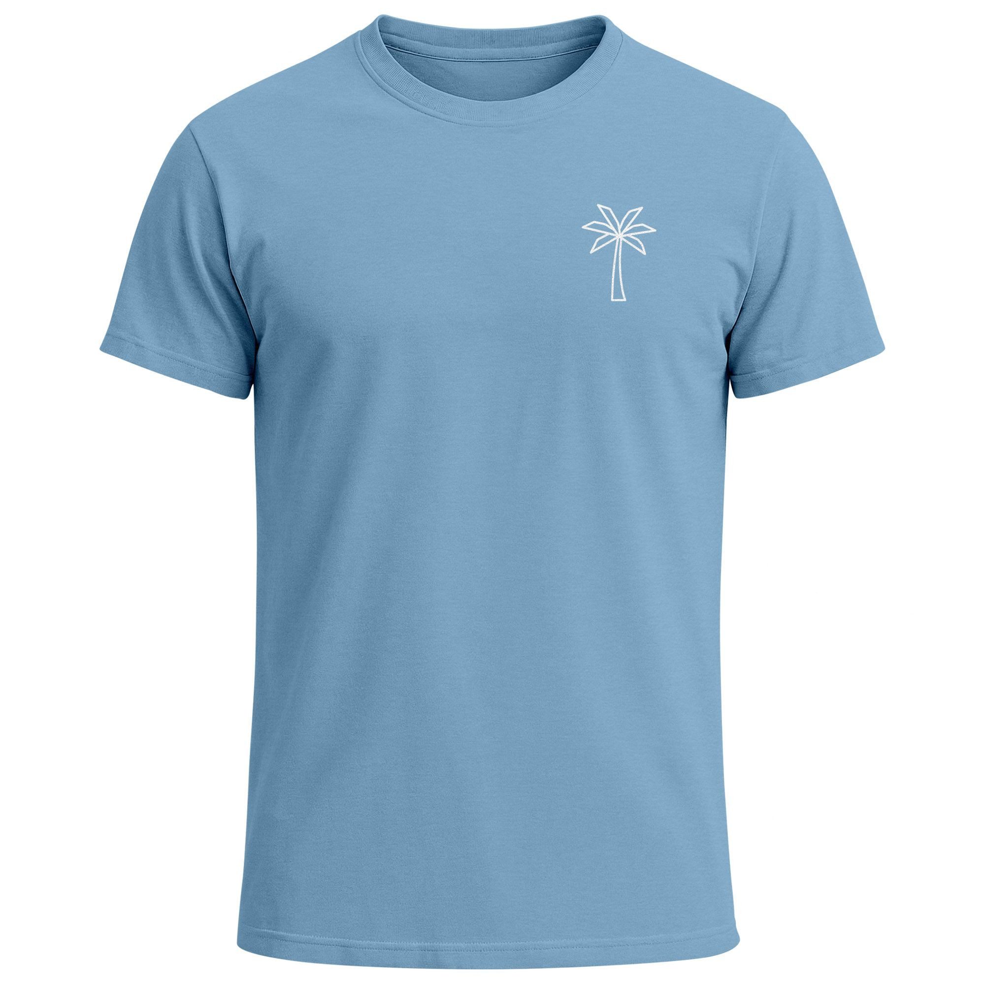 Neverless Print-Shirt Herren T-Shirt Palme Print günstig online kaufen