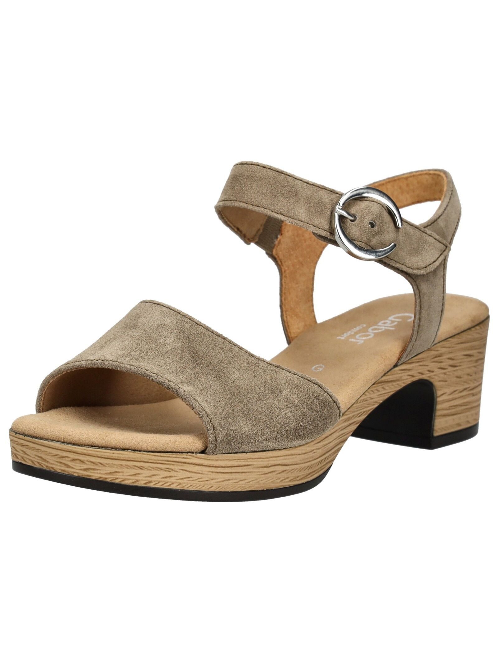 Gabor Sandalen Veloursleder Riemchensandalette günstig online kaufen