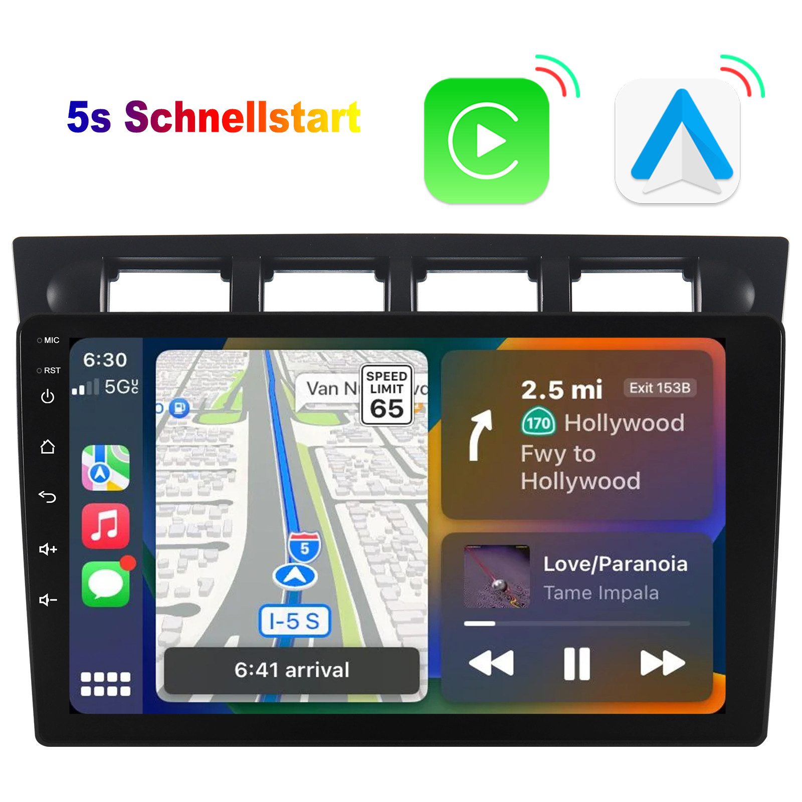 A-Sure 5s Schnellstart Radio Android Auto Carplay Für KIA PICANTO 2004-2007 Autoradio (DSP, USB, LINUX)