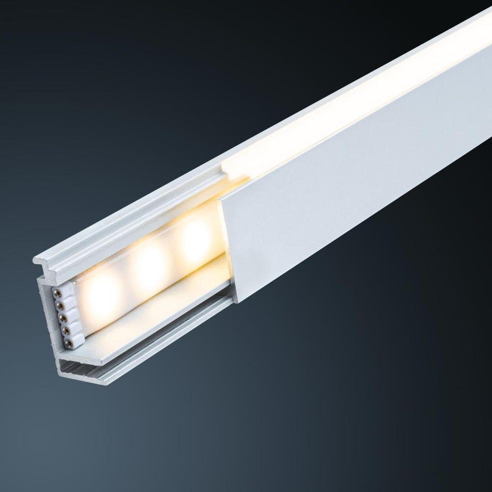 LED-Stripe-Profil Aluminium LumiTiles 1000x24mm, in Paulmann Einbauprofil LED Profilelemente Streifen 1-flammig,