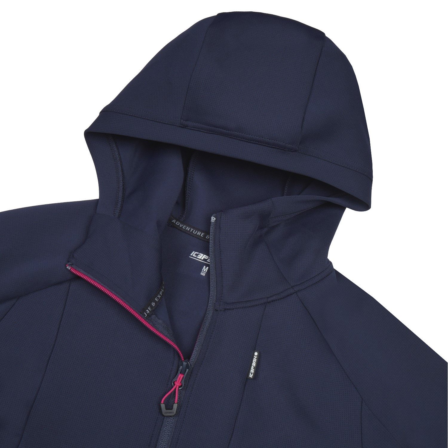 Icepeak Strickfleecejacke Bunnell Midlayer mit Kapuze