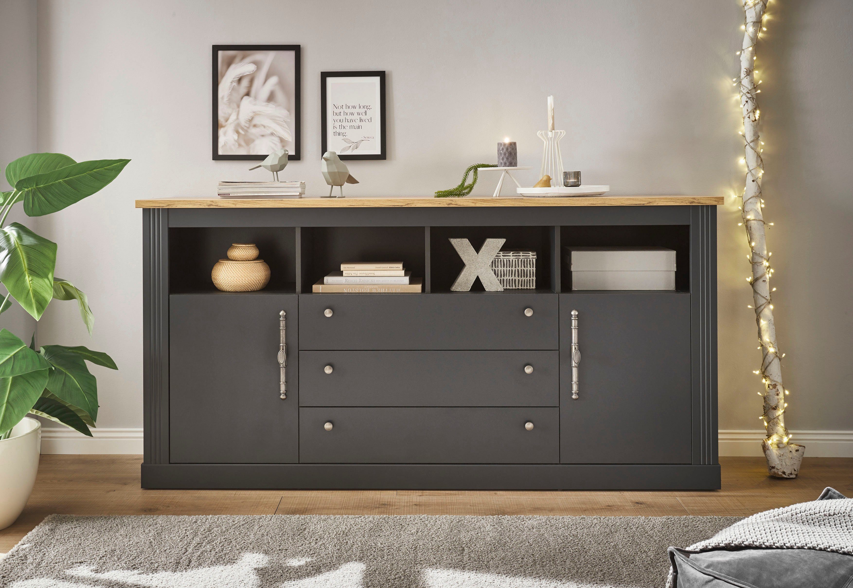 OTTO home Sideboard WESTMINSTER (Breite ca. 193 cm), im romantischen Landhausstil