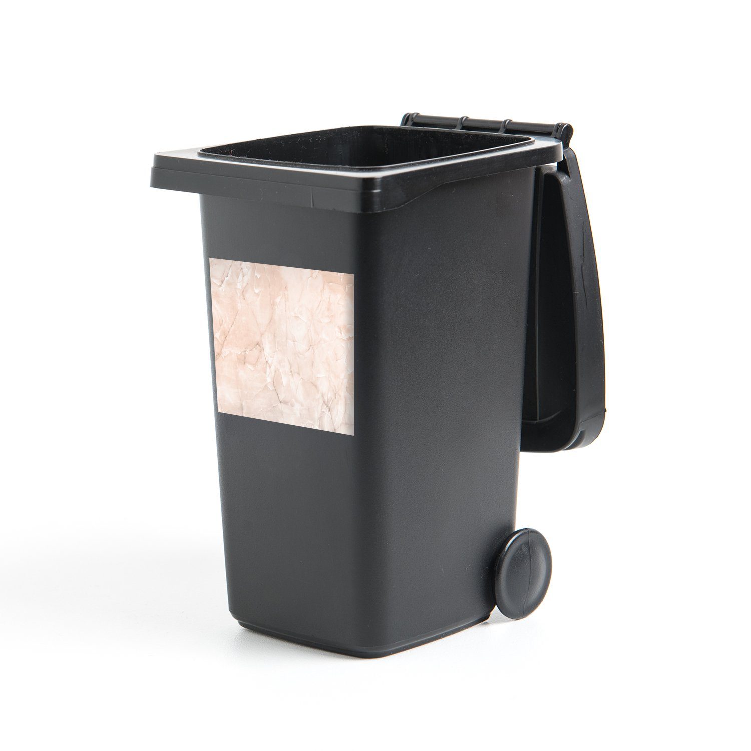 MuchoWow Wandsticker Marmor - Luxus - Rosegold (1 St), Mülleimer-aufkleber, Mülltonne, Sticker, Container, Abfalbehälter