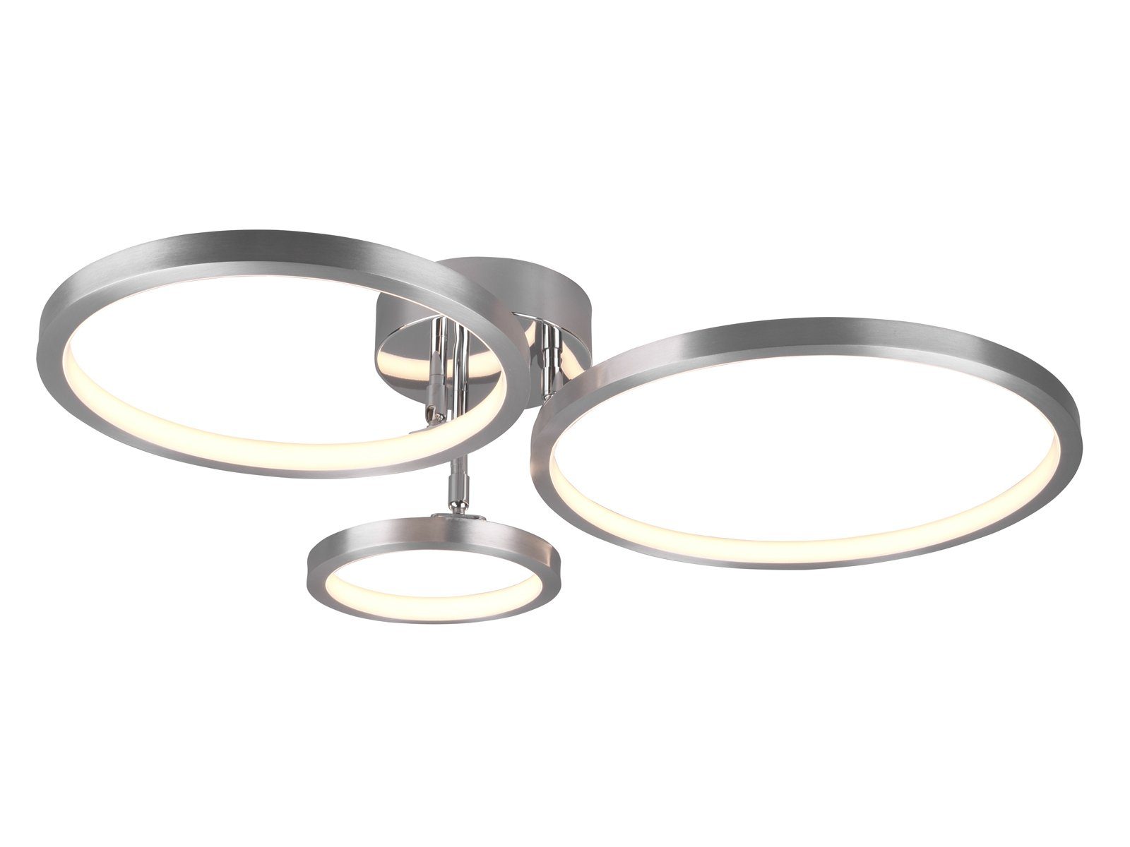 meineWunschleuchte LED Deckenleuchte, Dimmfunktion, LED fest integriert, Warmweiß, große schwenkbare Deckenbeleuchtung dimmbar über Schalter, Breite 71cm