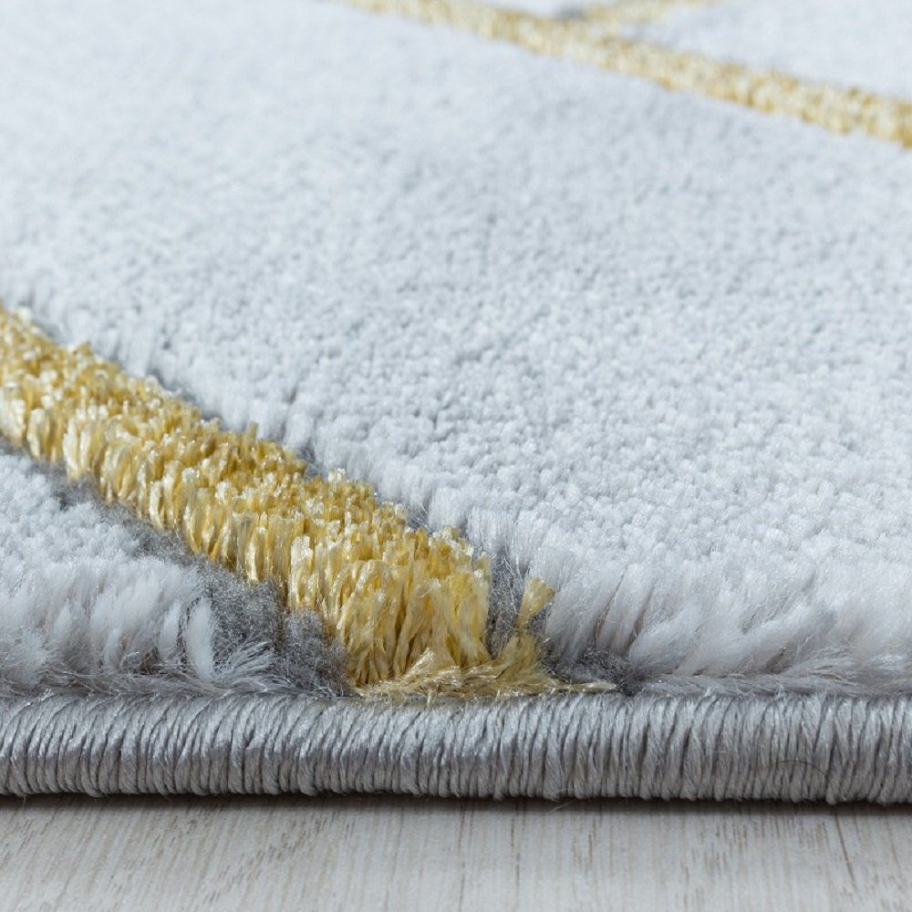 Teppich exklusiver Teppich mit Marmoroptik, Giantore, Gold und edel rechteck modern
