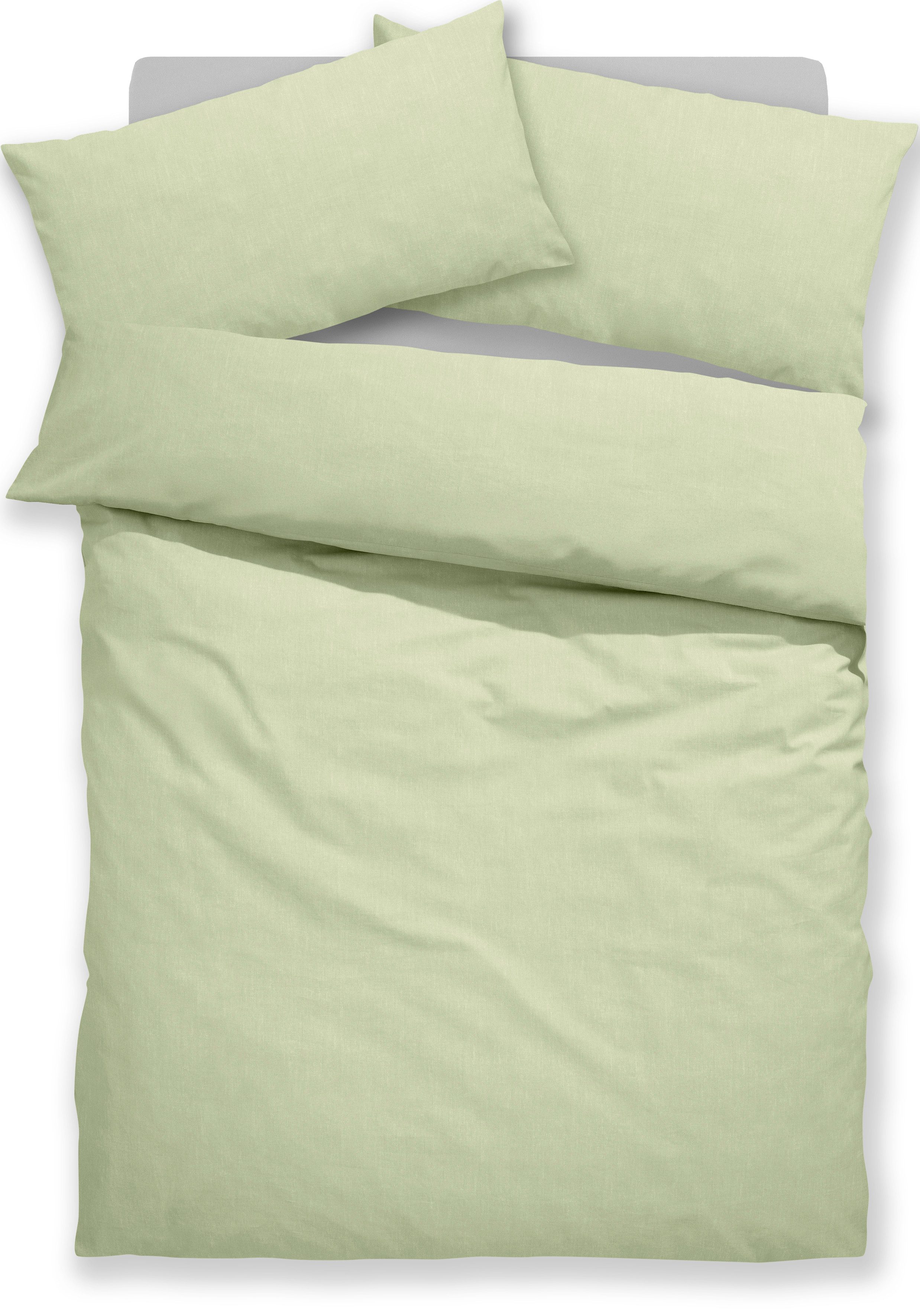 Home affaire Bettwäsche Melli, Linon, 2 teilig, Bettwäsche aus Baumwolle, L günstig online kaufen