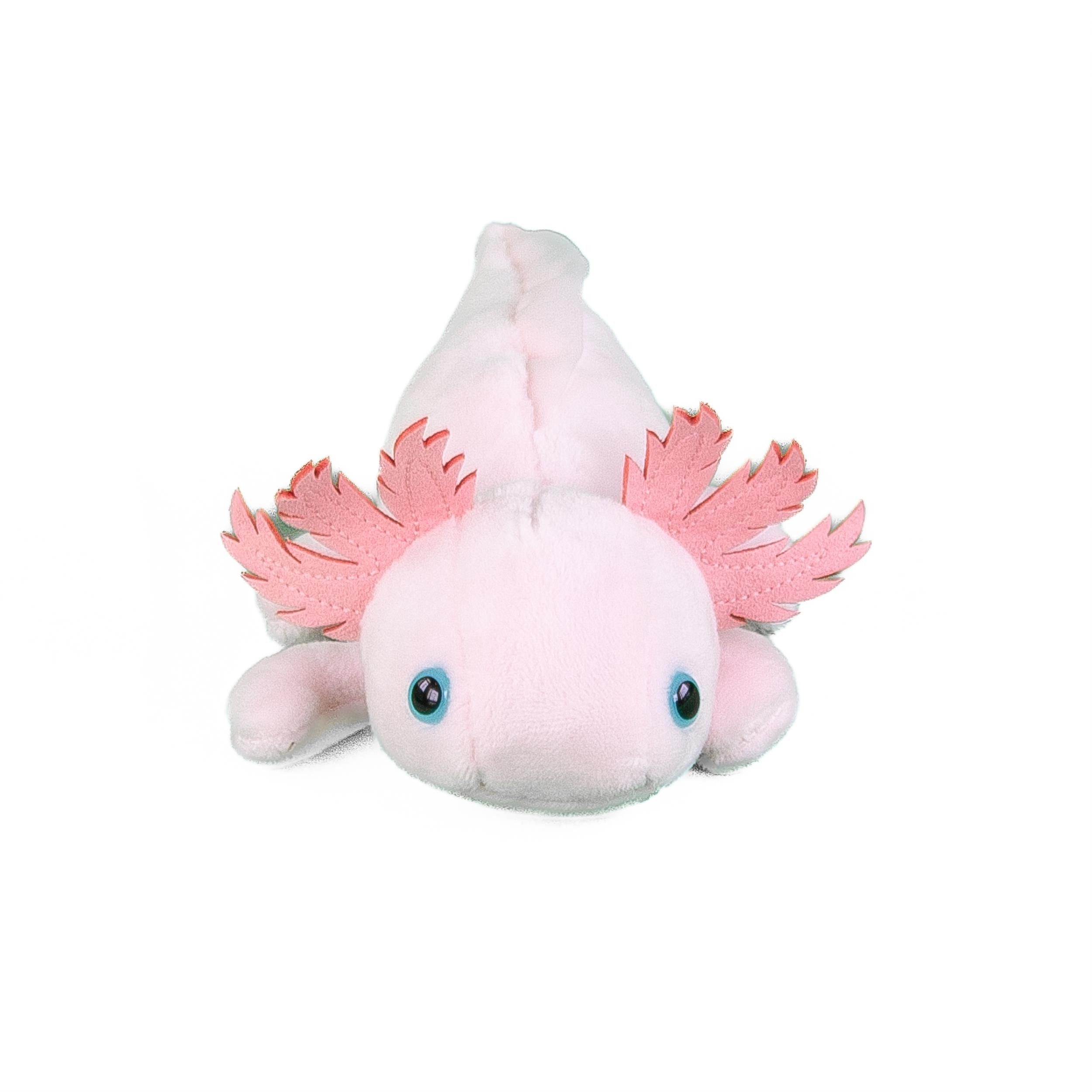 Uni-Toys Kuscheltier Magnet Axolotl rosa 15 cm Plüschmagnet Stoffaxolotl (Stofftier, Plüschtier, Stoffmagnet, Plüschaxolotl, Plüschlurch, Lurch)