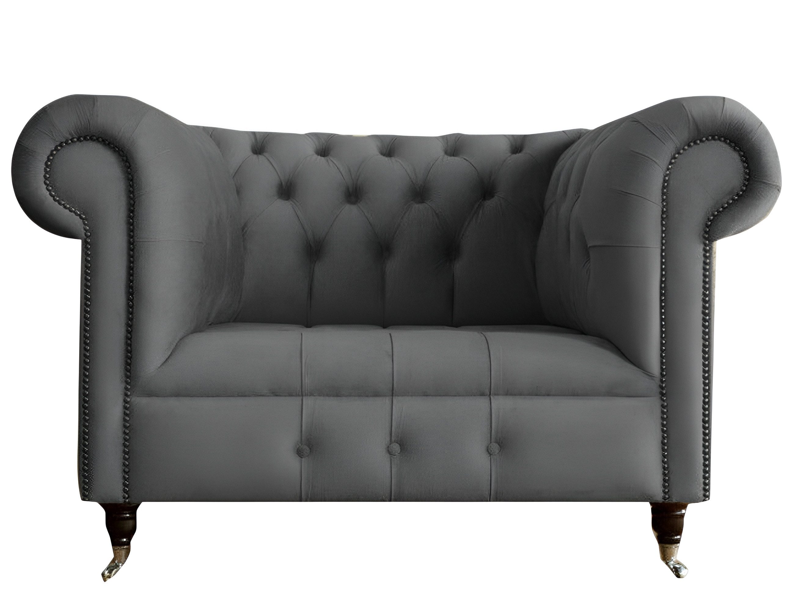 Xlmoebel Кресла Chesterfield Ein Luxus-Couchsessel Chesterfield mit Stoffpolsterung (1-St., Кресла), Hergestellt in Europa